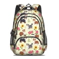 thumbnail image 2 of Border Collie and Australian Shepherd Backpack for School, Cute School Bag with Adjustable Shoulder Straps and Padded Back, 16.9"x12.6"x5.9", 2 of 5