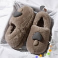 thumbnail image 1 of Pantoufles d'Intérieur d'Hiver pour Femmes Adultes en Peluche Douces Pantoufles d'Intérieur pour Femmes Pantoufles de Maison Confortables Chaussures d'Intérieur Pantoufles de Maison en Peluche pour Femmes, 1 of 8