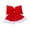 Red, variant on Farfi Velvet Christmas Bow Large Plush Stuffed Christmas Tree Hanging Bow with Fluffy White Fur Trim for Holiday Tree Fireplace Party Decoration(Dark Blue, S)