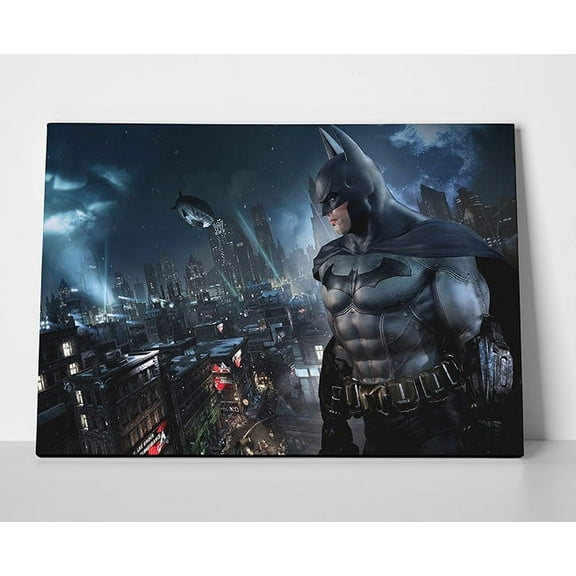 Batman Gotham Poster or Wrapped Canvas
