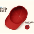 thumbnail image 4 of All-Purpose Unisex Baseball Cap with Curved Brim – Adjustable for Every Adventure Red, 4 of 6