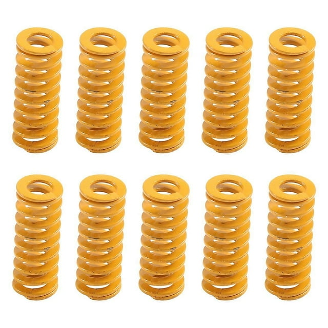 3D Printer Heat Bed Leveling Spring 8X20mm Compression Yellow for Creality Ender 2 3 Pro CR-10S PRO