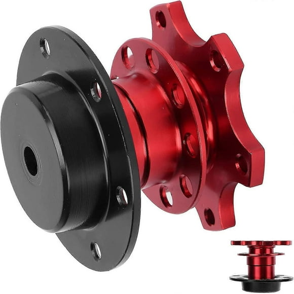 Quick Release Steering Wheel, Red Tear Off Steering Wheel For Car Modification Formula Quick Release Steering Wheel Modified Quick Release Device Stee