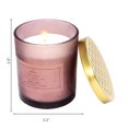 thumbnail image 3 of 7Oz Mauve Jar Scented Candle With Lid Soft Cotton - Set of 2, 3 of 3