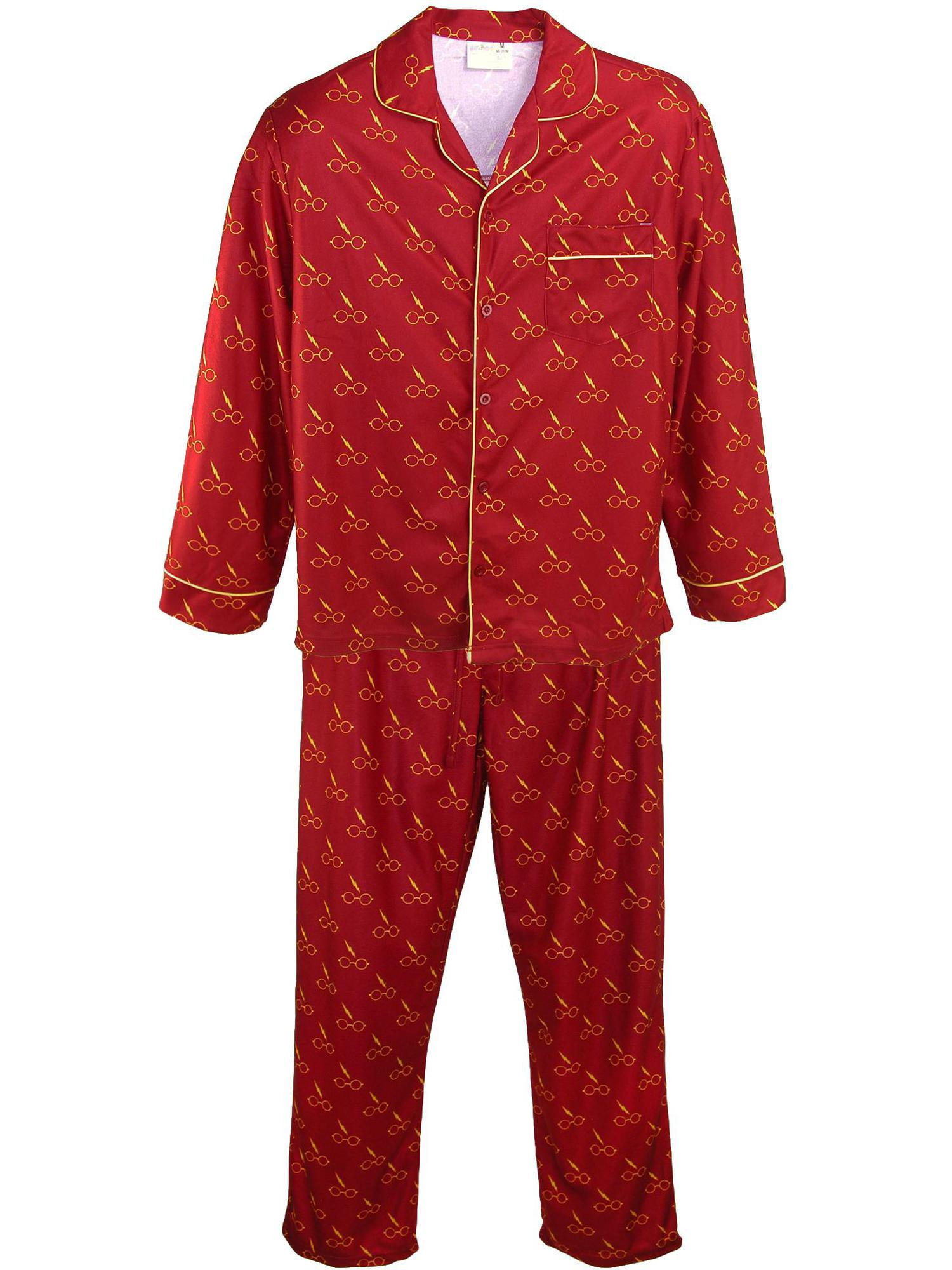 Bioworld BioWorld Harry Potter Long Sleeve Long Leg Pajamas (Men's