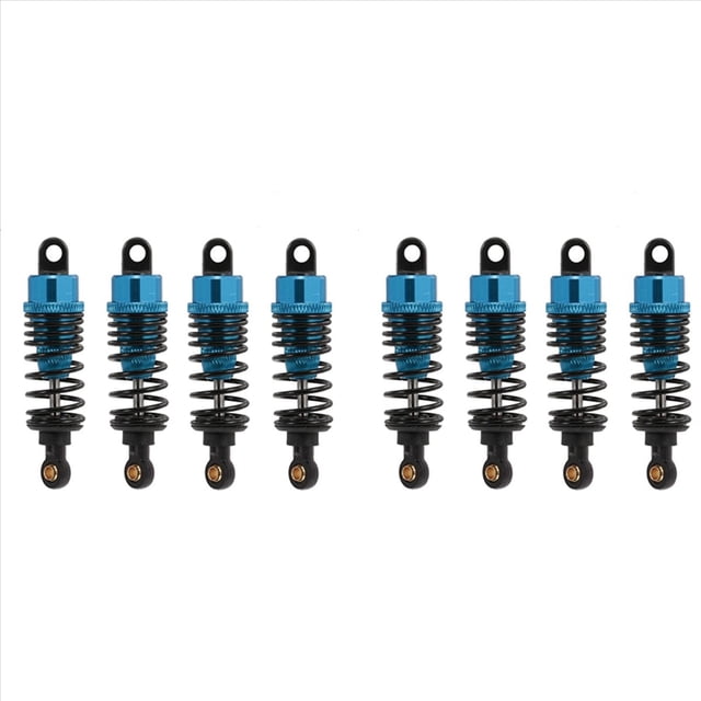 8 Piezas de Amortiguador de Metal para TT01 TT02 TA05 TL01 TA03 MF01X M05 M06 1/10 RC Car Upgrade Parts, Azul