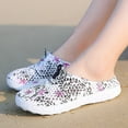 thumbnail image 6 of GPOECD Ladies Slippers Men's Garden Clogs Outdoor Slippers Lightweight Breathable Slipon Shoes for Walking Comfortable Casual Wear Mens Sandals Black,6.5, 6 of 6