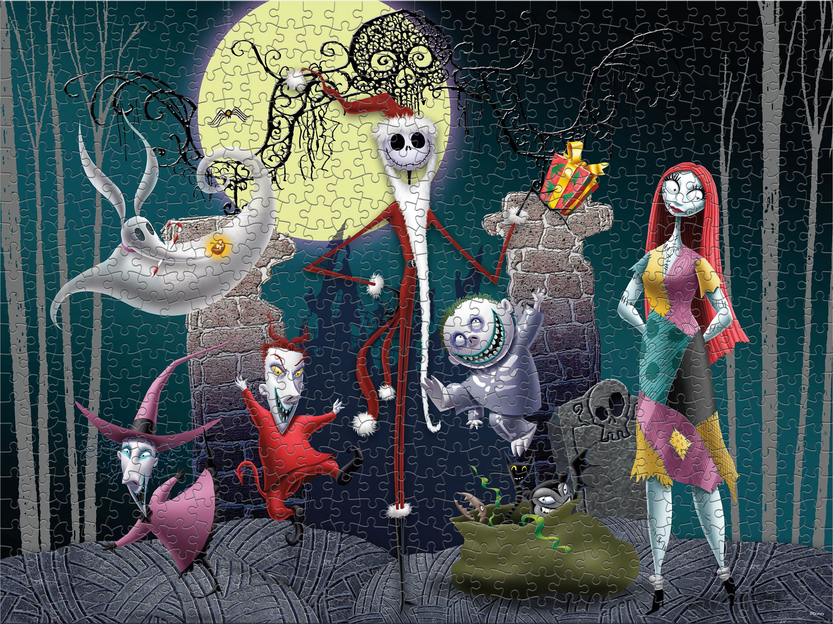 Ceaco Nightmare Before Christmas Glow 750 Piece Jigsaw Puzzle