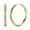 Yellow Gold, variant on Cate & Chloe Bianca 18k White Gold Plated 25mm Hoop Earrings with Swarovski Crystals for Women