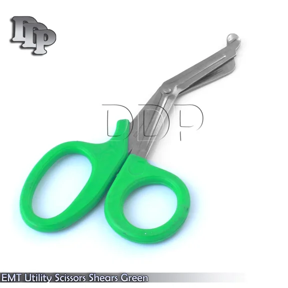 Emt Utility Scissors Shears 7.5" Green Colored