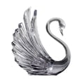 thumbnail image 3 of Centro de mesa de topper de la estatua de la estatua del cisne, figura de pájaro resina escultura de ganso para fiesta de bodas inaugurando Navidad Gris 15x18x23cm, 3 of 8