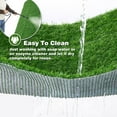 thumbnail image 5 of Sanmadrola Dog Pee Pads Puppy Pet Pad Artificial Dog Grass Pad Training Pads for Dogs Potty Pee Tray Fake Grass Mat Reusable for Indoor and Outdoor Washable 26x51 inch Extra Large, 5 of 9