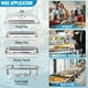 thumbnail image 5 of EVGTTI Chafing Dish Buffet Set, 8Qt 5 Pack Stainless Steel Rectangular Catering Warmer Set with Water Pan for Parties, Events, Wedding, Camping, Dinner, 5 of 7