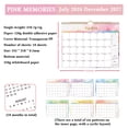 thumbnail image 2 of PLPPYFS 2026-2027 Wall Calendar Flowers, Calendar 2026-2027, 18 Month, July 2026 to December 2027, Spiral Bound Hanging Calendars, 13" x 10" Large Print, Floral, 2 of 9