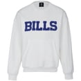 thumbnail image 2 of Women's Cuce White Buffalo Bills Chenille Jeweled Sweatshirt, 2 of 2