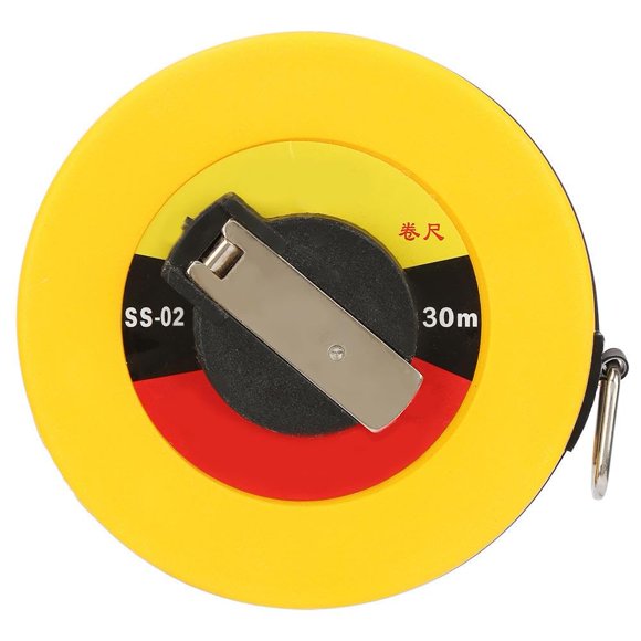 ZOUSSIQI 98.4ft/30m Fiberglass Tape Measure for Construction, Engineering and Surveying, Clearly Standard Scales CA919-41819