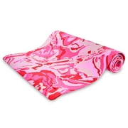 Victor Fitness Yoga Mat 1/4 Inch 6 MM VYPC2 Pink Camouflage - Eco friendly, Premium TPE Non-Slip Texture