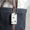 thumbnail image 6 of Square 2Pack PU Leather Panda Cruise Luggage Tag with Privacy Cover and Stainless Steel Ring - Suitable for Travel Handbags Backpacks Luggage Tags, 6 of 6