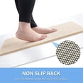 thumbnail image 3 of Non Slip Bathtub Mat, Foot Scrubber Anti Slip Fast Drying Shower Mat for Tub, Floor,Bathroom, Home, Kitchen, Hotel, Beige, 24x16 Inches, 3 of 5