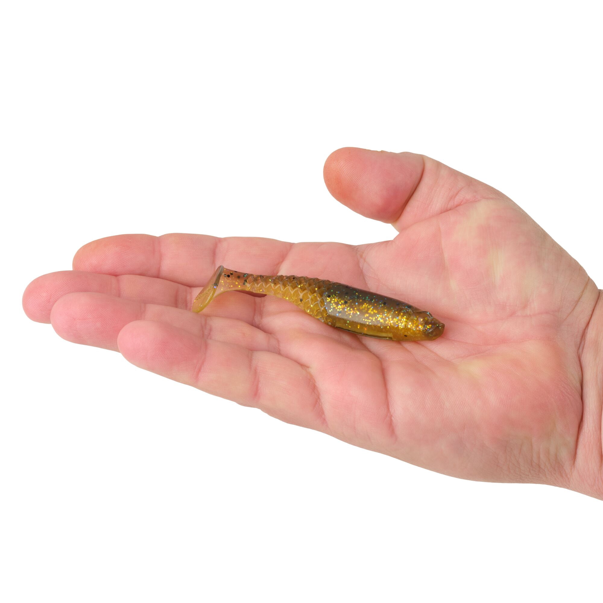 Berkley PowerBait® Paddlin' PowerStinger, 3.5 in, Swimbaits - Paddle Tail, Sun Gill (7 Count)