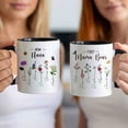 thumbnail image 4 of Customizaholic Personalized First Mom Now Grandma Mug - Birth Flower Garden Design, Custom Family Names Keepsake Gift, 4 of 6