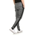 thumbnail image 2 of Ma Croix Men's Crisscross Stretch Skinny Drop Crotch Jogger, 2 of 7