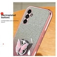 thumbnail image 4 of Glitter Cover Compatible with Samsung Galaxy A14 Case Butterfly Kickstand Case for Samsung A14 Soft TPU Electroplated Bling Shockproof Shell for Women Girls Cover for Galaxy A14, 4 of 7