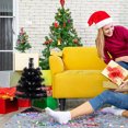thumbnail image 4 of HOZADOIE Clean Brush Home Decor Snow Flocked Christmas Tree Hinged Artificial Pines Tree,Branch Tips Easy to Instal,Mini Christmas Tree Christmas Decorations, 4 of 5