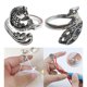 thumbnail image 1 of Paquete de 6 accesorios de tejido de tejido , de abierto para tejer más Macarena anillo de bucle de tejido ajustable, 1 of 8