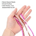 thumbnail image 4 of Uxcell 155 pcs Natural Spacer Beads 4mm Loose Semi Stone Beads for Bracelet, White Jade, 4 of 7