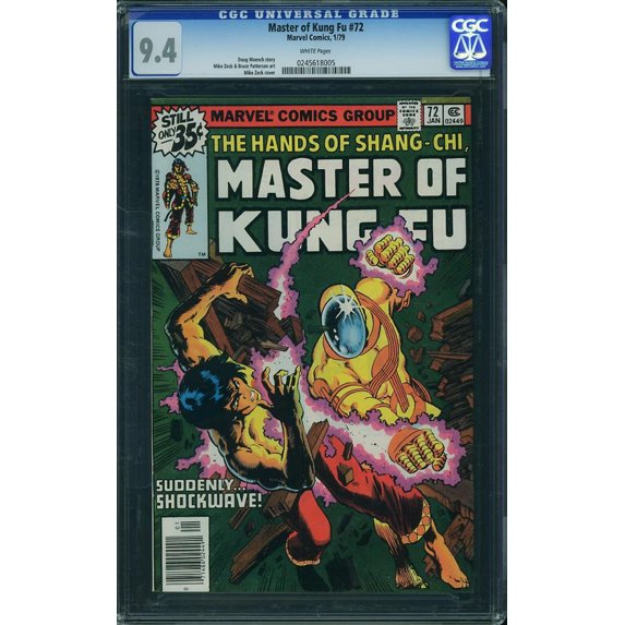 Master of Kung Fu #72 - CGC 9.4 Comic Book