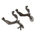 thumbnail image 1 of Horse Spurs,  Control Engraved Spur Firm 1 Pair Anti Rust  For Equestrian, 1 of 8