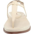 thumbnail image 3 of Sam Edelman Naomi Ivory Slip On Open Toe Buckle Adjustable Ankle Straps Sandals (Ivory, 11), 3 of 6