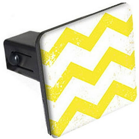 Vintage Just Hitched - Vintage Chevrons Yellow 1.25