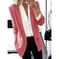 thumbnail image 5 of Tejiojio Clearance Women Lapel Cape Cloak Long Coat Blazers Ladies Casual Office Suit Outwear, 5 of 8