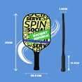 thumbnail image 2 of Full Carbon Fiber Pickleball 2 Paddle With Paddle Cover & 2 Ball, Sweat - Resistant Comfort Grip & Durable Edge Guard, 2 of 5