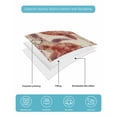 thumbnail image 4 of Quilt King Size Bedding Set, Ocean Red Turtles Reversible Summer Quilt 3 Pieces, Coastal Coral Seagrass Vintage World Map Lightweight Bedspreads Coverlets with 2 Pillow Shams for All Seasons, 4 of 5