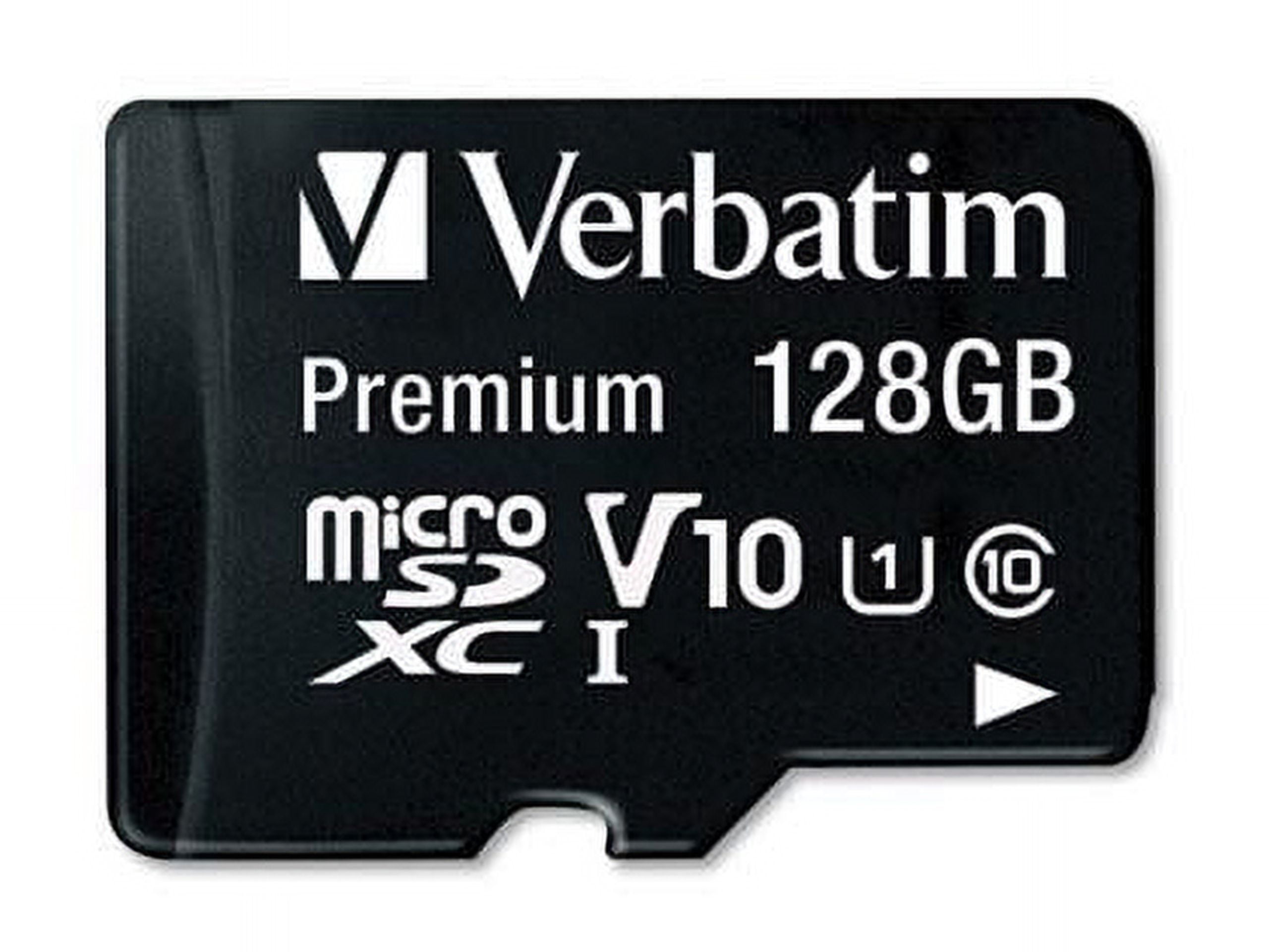 Verbatim Premium 128 GB Micro SDXC Flash Memory Card w/ SD Adapter
