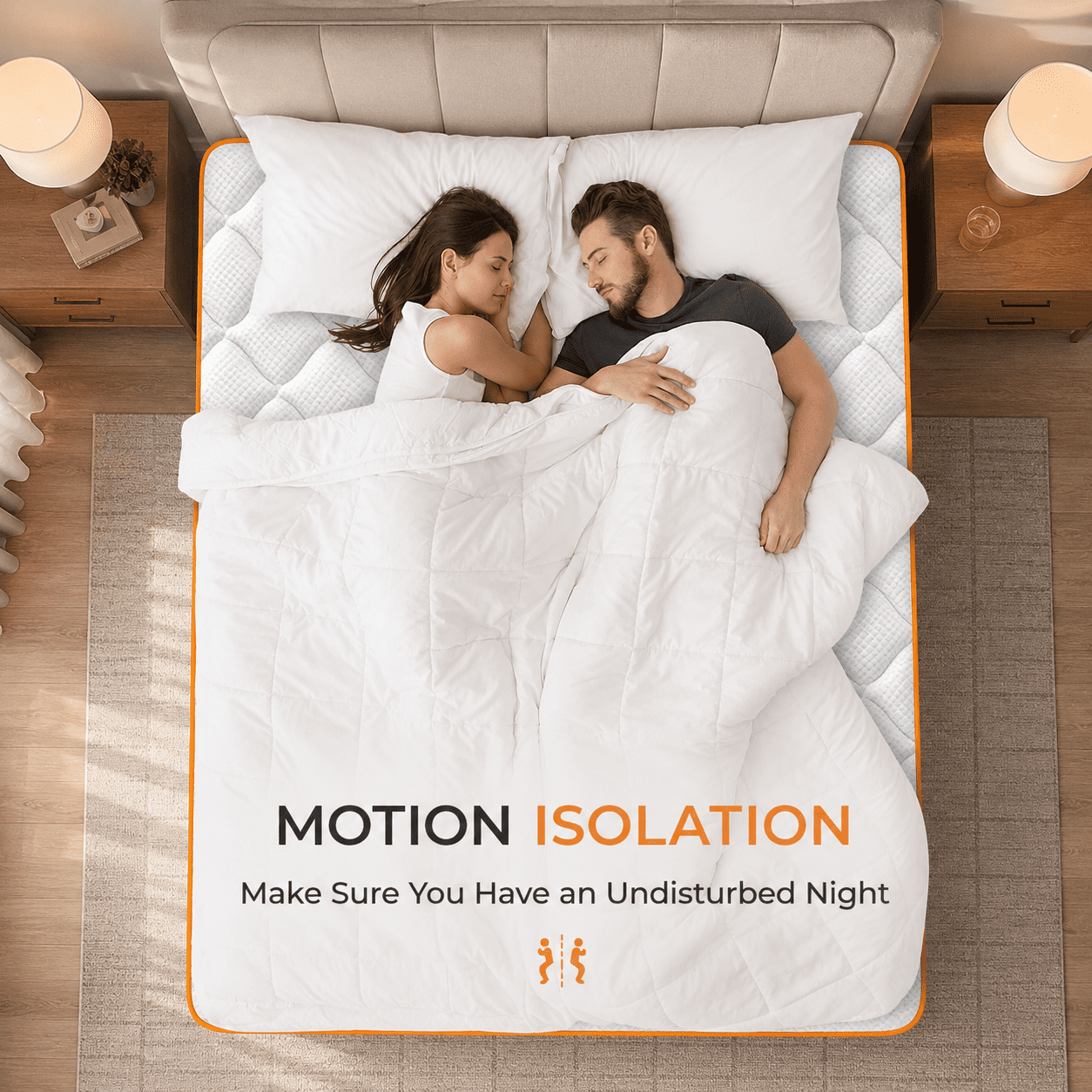 QUXPEA 12 inch Full Mattress in a Box, Gel Memory Foam and Pocket Spring, Hybrid Medium Comfort, Pressure Relief & Motion Isolation