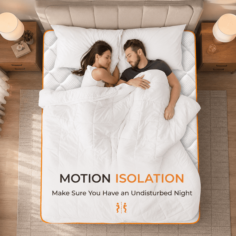 QUXPEA 10 inch King Mattress in a Box, Gel Memory Foam and Pocket