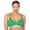 Bright Green, variant on Women's Cotton Triangle Bralette with Removable Pads, Size XS-XXL