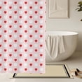 thumbnail image 5 of Valentine Shower Curtain, Bathroom Decor, ,70.87x78.74 inch Love Heart Shower Curtain, Romantic Bathroom, Fabric Shower Curtain, Heart Pattern Curtain, Bath Decor, Holiday Shower Curtain, 5 of 7