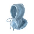 thumbnail image 2 of GZWYHT Trapper Hats,Winter Hats Ski Warm And Windproof Winter Sports Cap For Women Knitted Thermal Protective Neck Cap Neck Bib Hoodie Beanies Hats,Hat for Cold Weather Light blue, 2 of 9