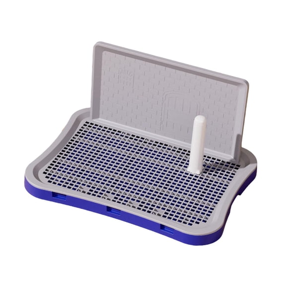Perros para perros Dogs Pipe Pee con protección Muro removible Post Poty Potty Pet mascota Azul pequeño