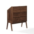 thumbnail image 4 of Crosley Furniture Luna Meuble de Rangement pour Disques Vinyles en Noyer, 4 of 9