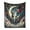 Dark Night Blue Vermilion, variant on Ambesonne Cat Fleece Throw Blanket Queen Kitty Character on Money 50"x70" Cream Hunter Green and Orange