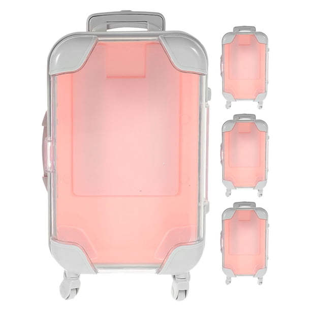 maletas de maquillaje de simulación, caja de almacenamiento para pestañas postizas, estuche de viaje para maquillaje, contenedores portátiles para pestañas, envases vacíos, mini maletas.