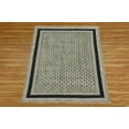 thumbnail image 4 of Casavani Cotton Handblock Printed Black Rug Square Area Rug for Living Room Dining Room Bedroom 10x10 feet, 4 of 5