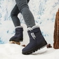 thumbnail image 5 of BERANMEY Women’s Waterproof Snow Boots Mid-Calf Fleece Lined Winter Boots for Women with Anti-Slip Sole Lightweight & Warm Outdoor Shoes, 5 of 7