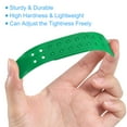 thumbnail image 3 of Unique Bargains 10 Pairs Snapback Strap Cover, Double Row 14 Holes Plastic Adjustable Hat Snap Buckle Replacement (Green), 3 of 7